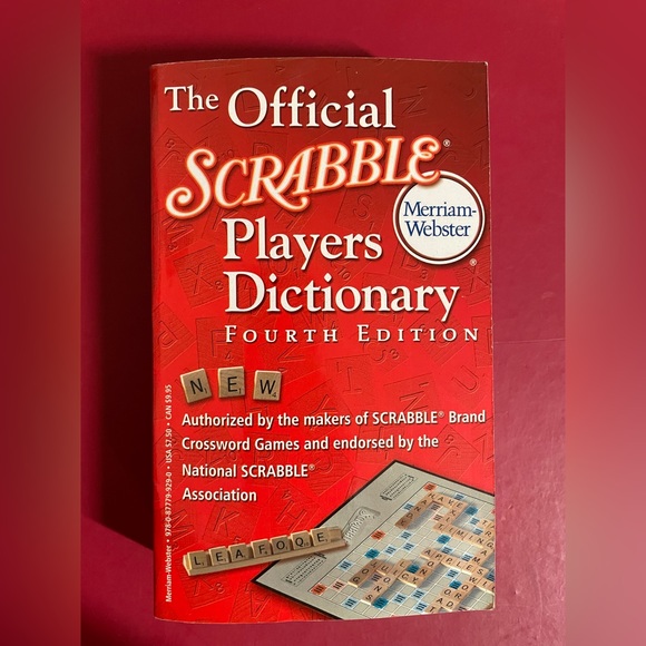 Merriam-Webster The Official Scrabble Players Dictionary Paperback 4th Edition - Picture 1 of 2